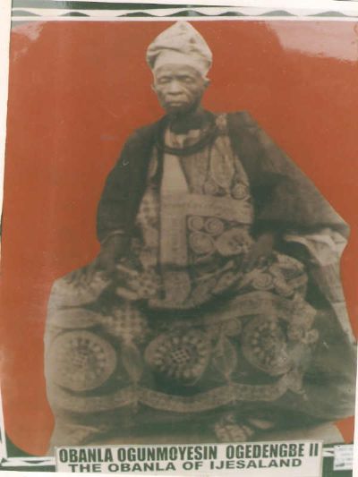 HRH, Chief Ogunmoyesin Ogedengbe, Oba-Ala Ogedengbe of Ilesha II (www.ogedengbe.com)